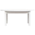 Miniatyrbild 5 av 9: Soffbord vit 80x40x35 cm massiv furu