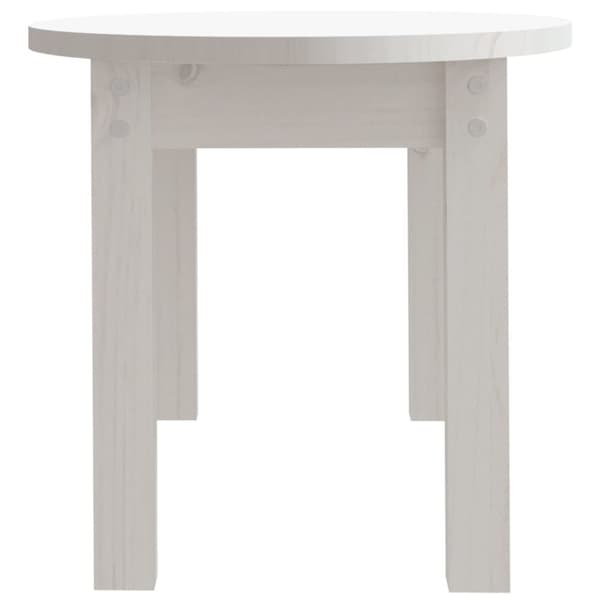 Soffbord vit 80x40x35 cm massiv furu