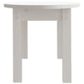 Miniatyrbild 7 av 9: Soffbord vit 80x40x35 cm massiv furu