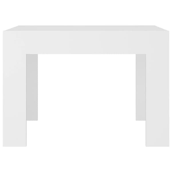 sofabord 50x50x35 cm spånplade hvid