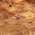 Miniatyrbillede 7 af 10: sofabord 35 cm 4 træstammer massivt sheeshamtræ