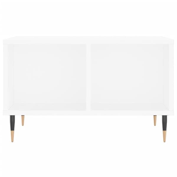 Soffbord vit 60x50x36,5 cm konstruerat trä