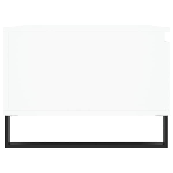 Soffbord vit 90x50x36,5 cm konstruerat trä