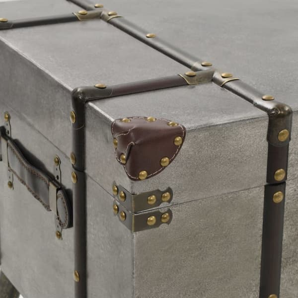 Soffbord MDF och aluminium 102x51x47,5 cm