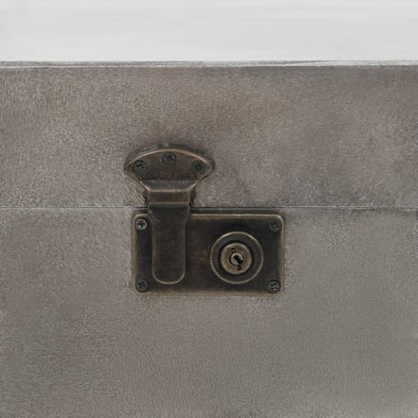 Soffbord MDF och aluminium 102x51x47,5 cm