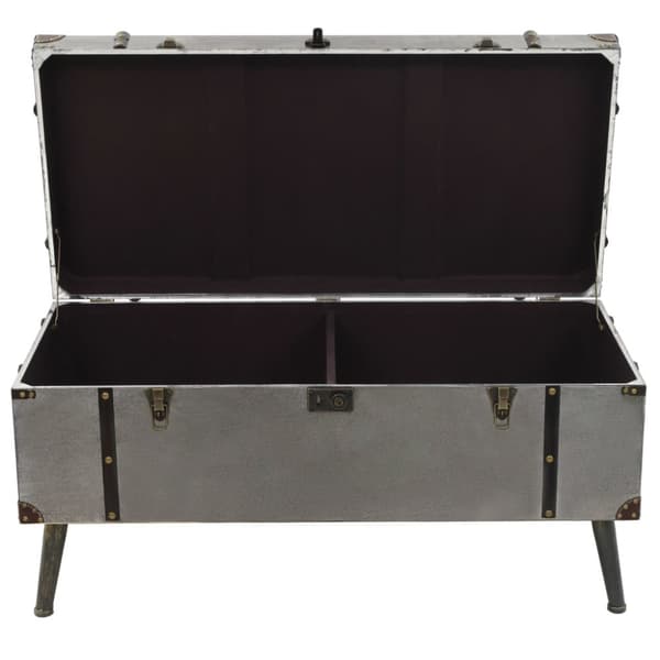 Soffbord MDF och aluminium 102x51x47,5 cm