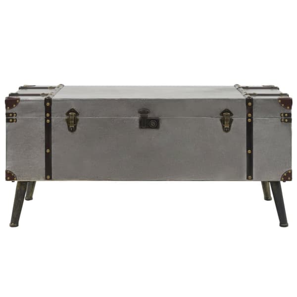 Soffbord MDF och aluminium 102x51x47,5 cm