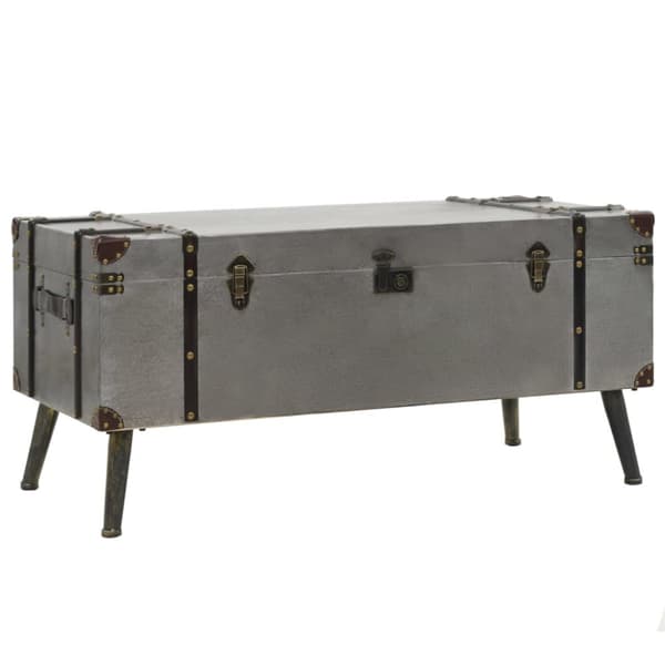 Soffbord MDF och aluminium 102x51x47,5 cm