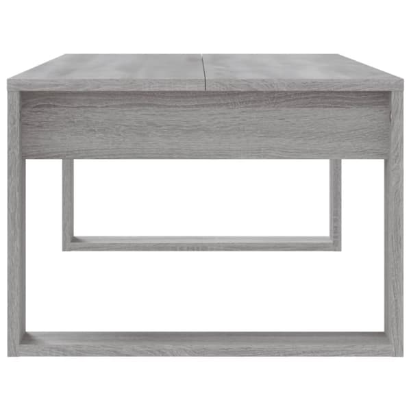 Soffbord grå sonoma 102x50x35 cm konstruerat trä