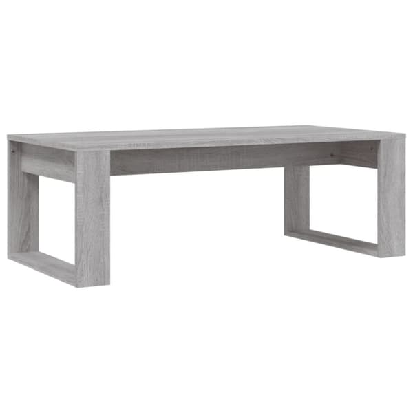 Soffbord grå sonoma 102x50x35 cm konstruerat trä