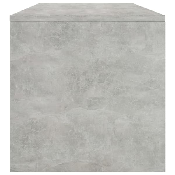 Soffbord betonggrå 100x40x40 cm konstruerat trä