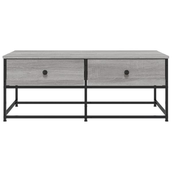 Sohvapöytä harmaa Sonoma 100x51x40 cm tekninen puu