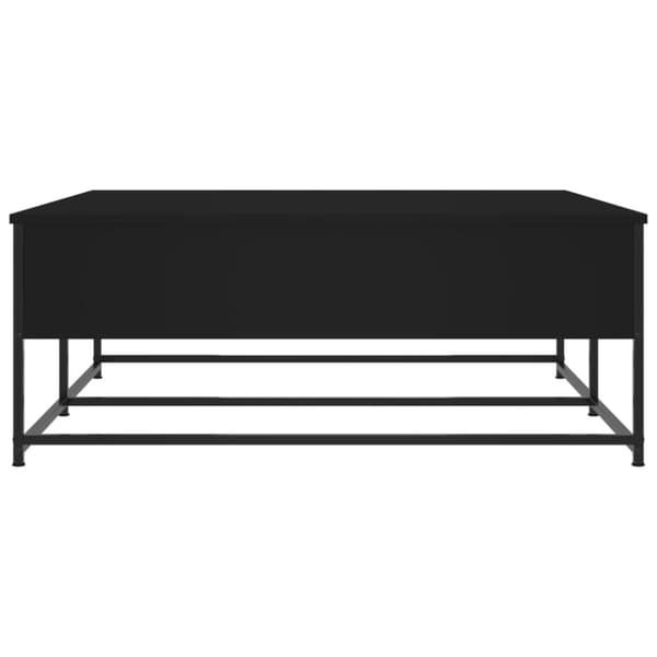 Soffbord svart 100x99x40 cm konstruerat trä