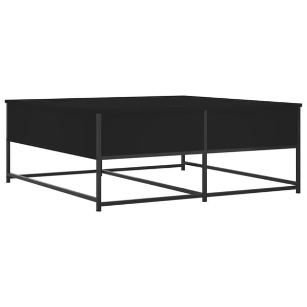 Soffbord svart 100x99x40 cm konstruerat trä