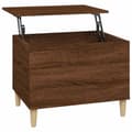 Miniatyrbillede 2 af 10: sofabord 60x44,5x45 cm konstrueret træ brun egetræsfarve