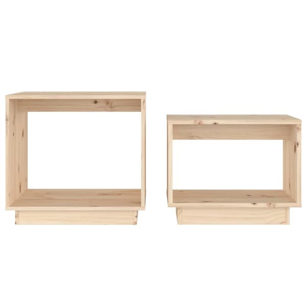 Satsbord 2 st massiv furu