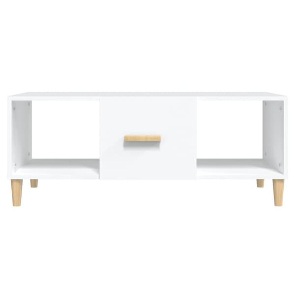 sofabord 102x50x40 cm konstrueret træ hvid