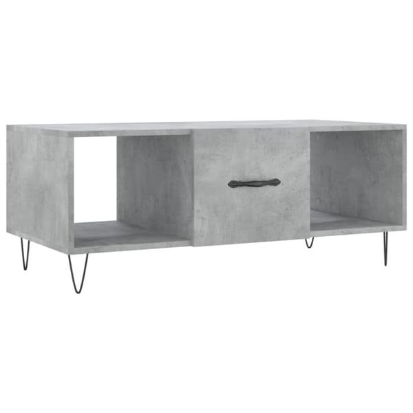 sofabord 102x50x40 cm konstrueret træ betongrå