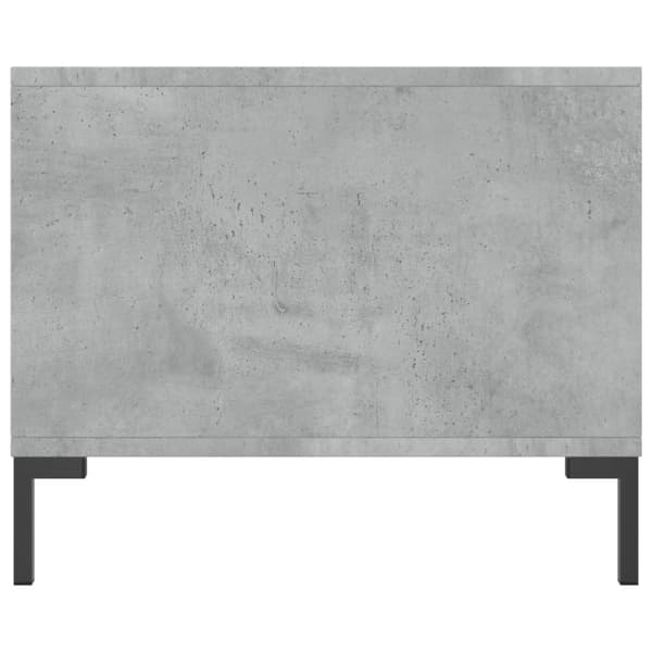 Soffbord betonggrå 90x50x40 cm konstruerat trä