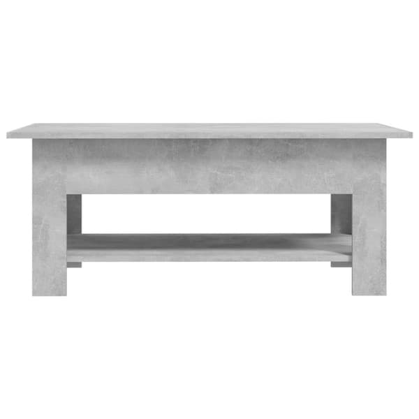 Soffbord betonggrå 102x55x42 cm konstruerat trä