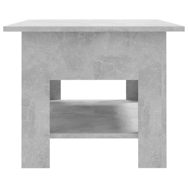 Soffbord betonggrå 102x55x42 cm konstruerat trä