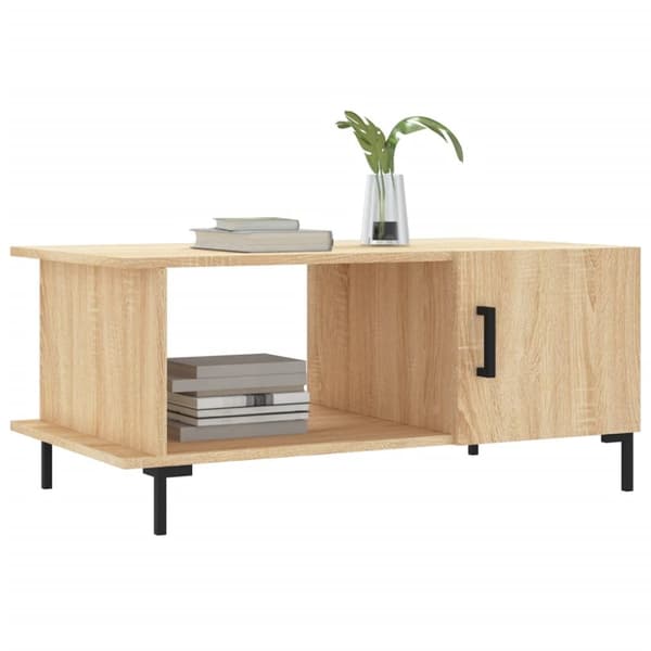 Soffbord sonoma-ek 90x50x40 cm konstruerat trä