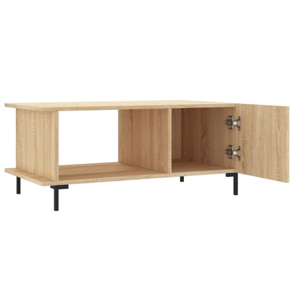 Soffbord sonoma-ek 90x50x40 cm konstruerat trä