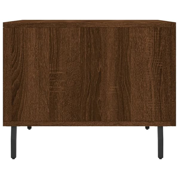 Sohvapöydät 2 kpl ruskea tammi 50x50x40 cm tekninen puu