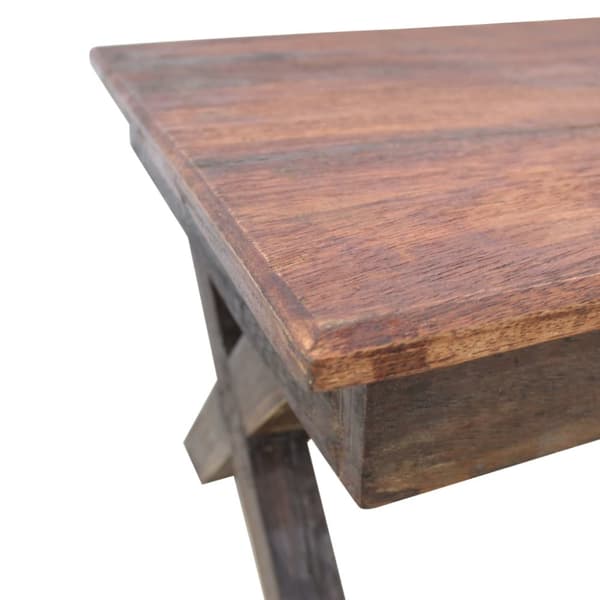 Soffbord i massivt återvunnet trä 110x60x45 cm