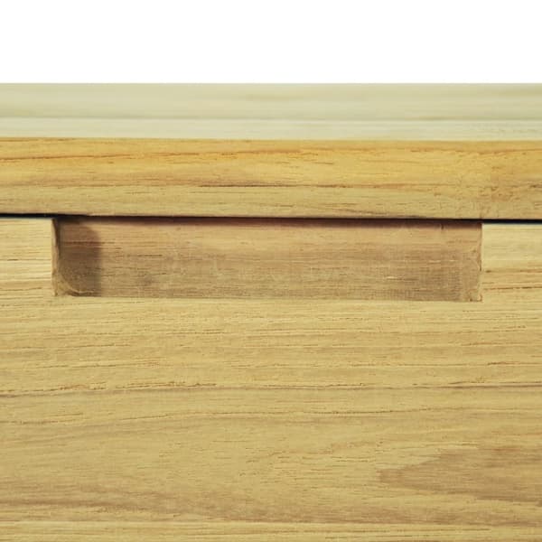 Soffbord 80x80x40 cm massivt teakträ