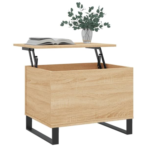 Soffbord sonoma-ek 60x44,5x45 cm konstruerat trä