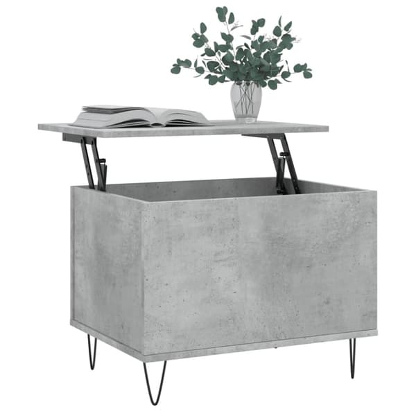 Soffbord betonggrå 60x44,5x45 cm konstruerat trä