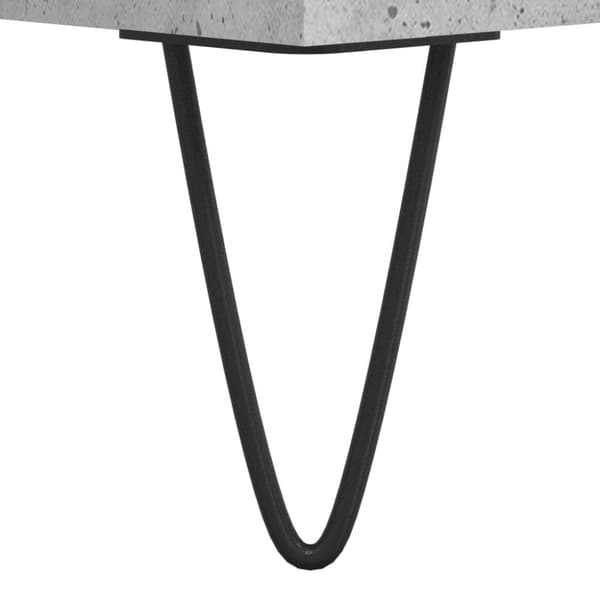Soffbord betonggrå 60x44,5x45 cm konstruerat trä