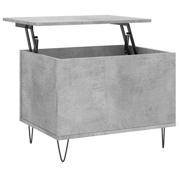 Soffbord betonggrå 60x44,5x45 cm konstruerat trä