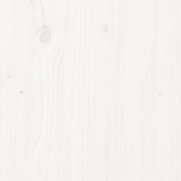 Soffbord vit 71x49x55 cm massiv furu