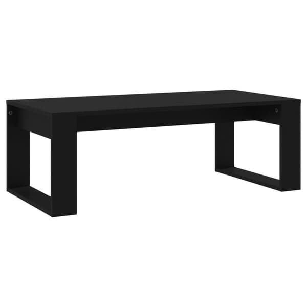 Soffbord svart 102x50x35 cm konstruerat trä