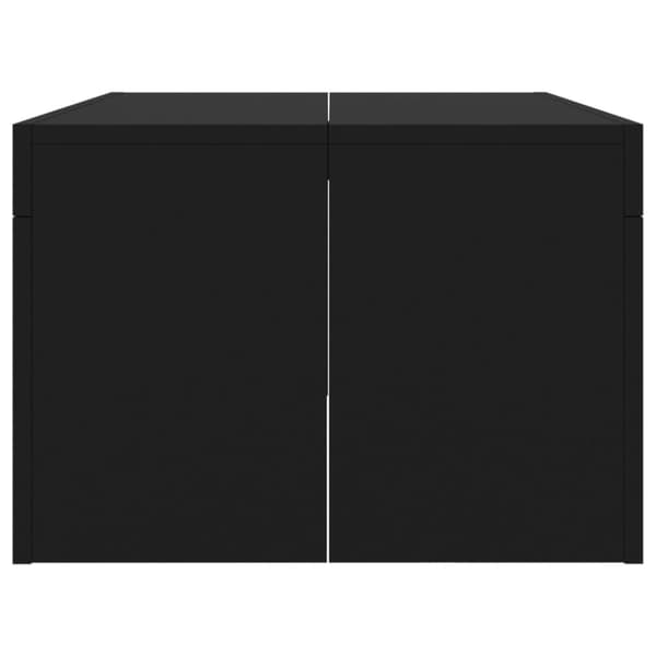 Sohvapöytä musta 102x50x36 cm tekninen puu
