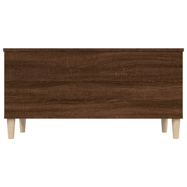Soffbord brun ek 90x44,5x45 cm konstruerat trä