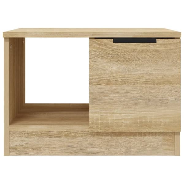 Soffbord sonoma-ek 50x50x36 cm konstruerat trä