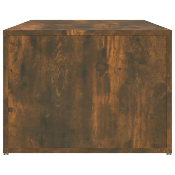 sofabord 100x50x36 cm konstrueret træ røget egetræsfarve