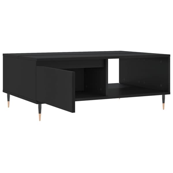 Sohvapöytä musta 90x60x35 cm tekninen puu