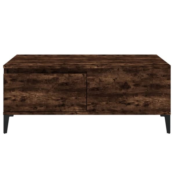 Soffbord rökfärgad ek 90x50x36,5 cm konstruerat trä