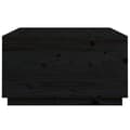 Miniatyrbillede 8 af 10: sofabord 80x80x45 cm massivt fyrretræ sort