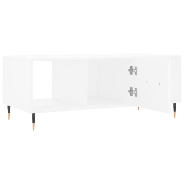 sofabord 102x50x40 cm konstrueret træ hvid