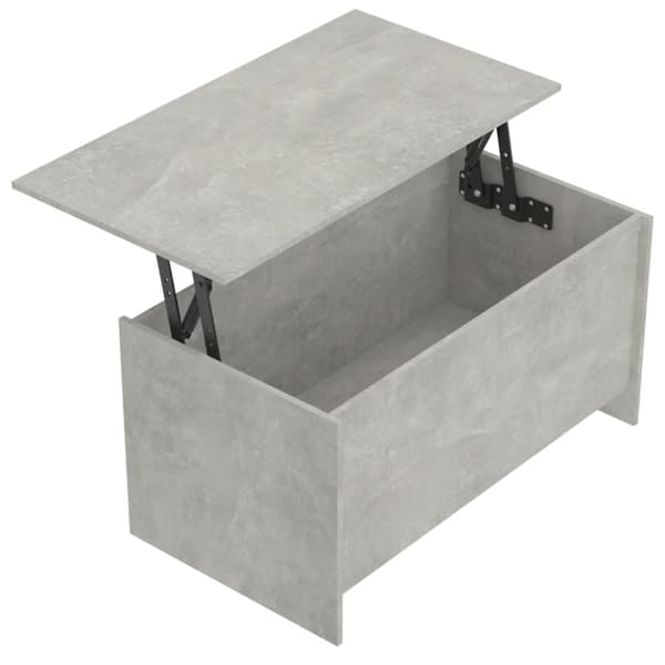 Soffbord betonggrå 102x55,5x52,5 cm konstruerat trä
