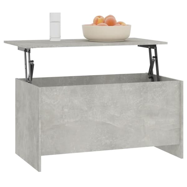 Soffbord betonggrå 102x55,5x52,5 cm konstruerat trä