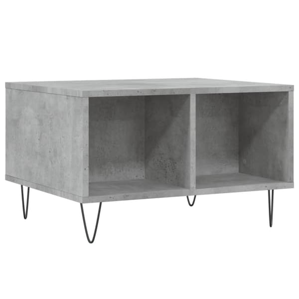 Soffbord betonggrå 60x50x36,5 cm konstruerat trä