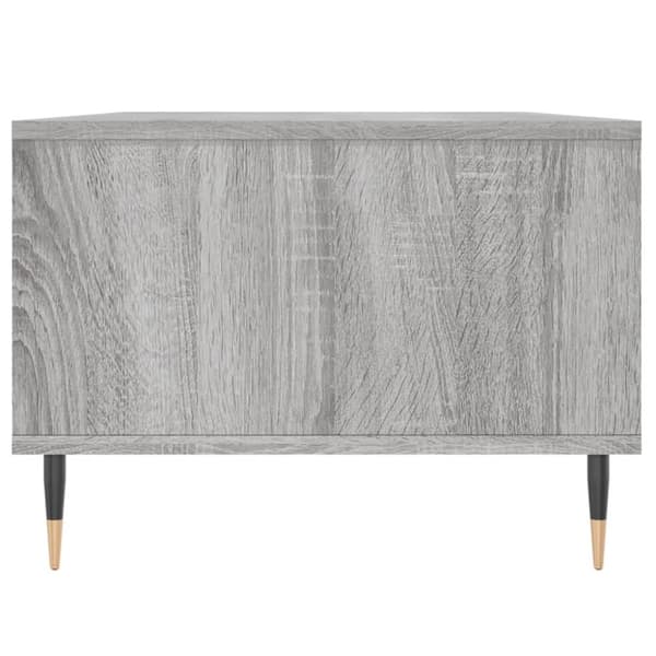 Soffbord grå sonoma 90x50x36,5 cm konstruerat trä