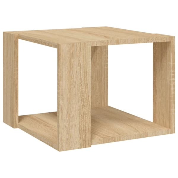 Soffbord sonoma-ek 40x40x30 cm konstruerat trä