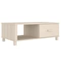 Miniatyrbillede 2 af 9: sofabord HAMAR 100x55x35 cm massivt fyrretræ honningbrun